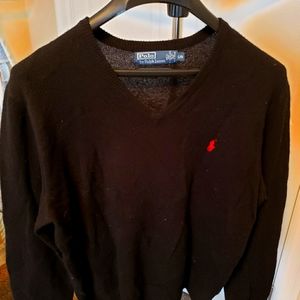 Polo by Ralph Lauren lambs wool v-neck sweater